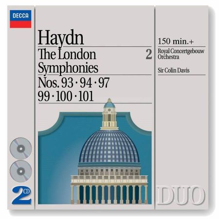 HAYDN:LONDON SYMPHONIES, 93,94,97,99,100,101/DAVIS 2CD