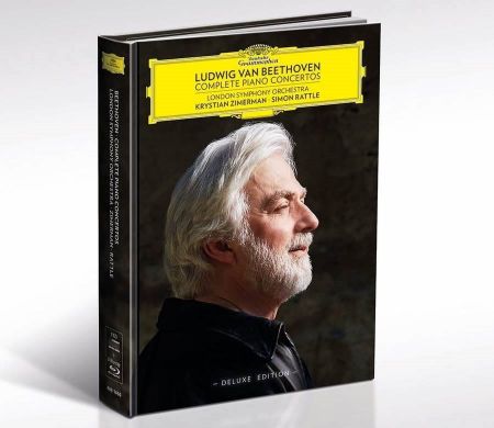 BEETHOVEN:COMPLETE PIANO CONCERTOS/KRYSTIAN ZIMERMAN/RATLLE 3CD+2BLU-RAY