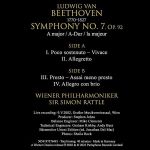 BEETHOVEN:SYMPHONY NO.7/SIMON RATTLE