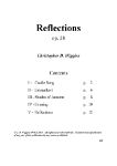 WIGGINS:REFLECTIONS OP.28 SOLO PIANO