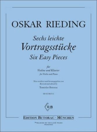 RIEDING:SIX EASY PIECES FOR VIOLIN AND PIANO