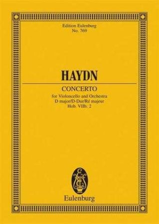 HAYDN:CONCERTO CELLO D-DUR  TUDY SCORE