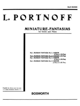 PORTNOFF:RUSSIAN FANTASIA NO.2