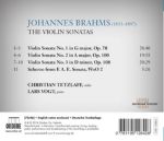 BRAHMS:THE VIOLIN SONATAS/TETZLAFF