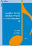 LYADOV:COMPLETE WORKS VOL.3 PIANO