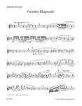 DEBUSSY:PREMIERE RHAPSODIE FOR CLARINET IN B-FLAT AND PIANO