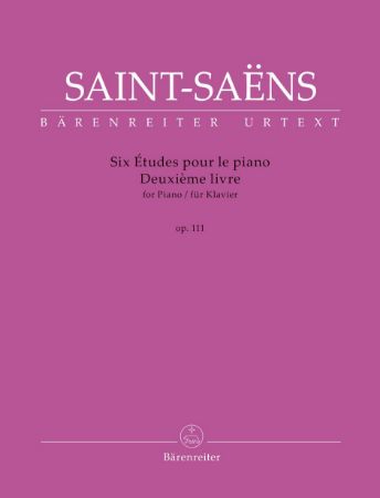 SAINT-SAENS:SIX ETUDES POUR LE PIANO DEUXIEME LIVRE OP.111