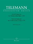 TELEMANN:ZWOLF FANTASIEN/TWELVE FANTSSIAS TWV 40:14-40:25 VIOLINE