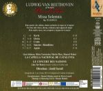 BEETHOVEN:MISSA SOLEMNIS/SAVALL