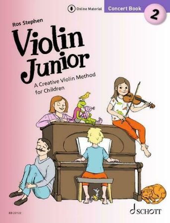 STEPHEN:VIOLIN JUNIOR VIOLIN METHOD CONCERT BOOK 2 + AUDIO ACCESS