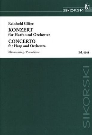 GLIERE:CONCERTO FOR HARP/PIANO SCORE