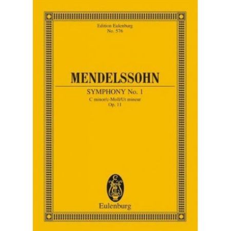 MENDELSSOHN:SYMPHONY NO.1 C-MOLL OP.11 STUDY SCORE