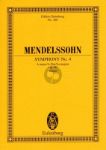 MENDELSSOHN:SYMPHONY NO.4 STUDY SCORE