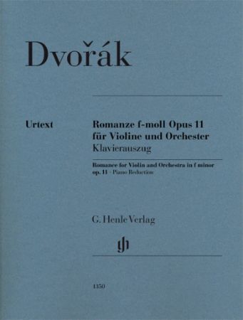 DVORAK:ROMANCE OP.11 FOR VIOLIN AND PIANO