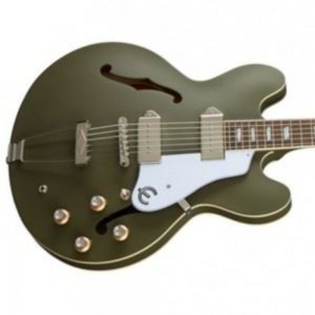 EPIPHONE ELEKTRIČNA KITARA CASINO Worn Olive Drab