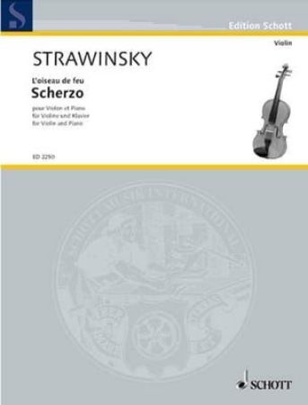 STRAVINSKY:SCHERZO FOR VIOLIN AND PIANO