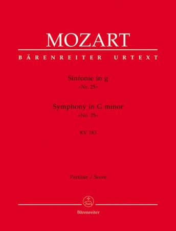 MOZART:SINFONIE IN G NR.25 KV183 SCORE