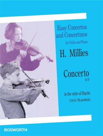 MILLIES H.:CONCERTO IN D IN THE STYL OF HAYDN