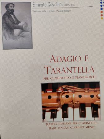 CAVALLINI:ADAGIO E TARANTELLA CLARINETTO E PIANOFORTE