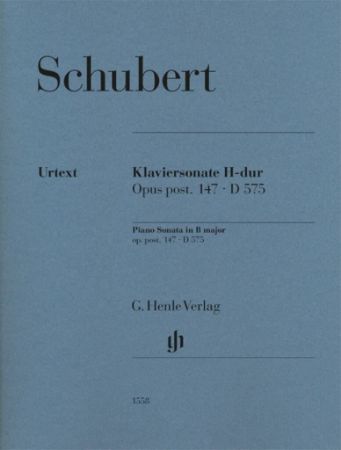 SCHUBERT:PIANO SONATA H-DUR OP.POST.147 D 575