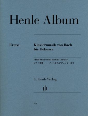 HENLE ALBUM KLAVIERMUSIK VON BACH BIS DEBUSSY