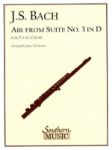 BACH J.S.:AIR FROM THE SUITE IN D FLUTE CHOIR