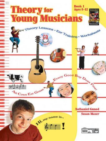 GUNOD/MAZER:THEORY FOR YOUNG MUSICIANS BOOK 1 AGE 8-12 + CD