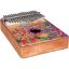 KALIMBA SELA Art Series Kalimba 17 Flower Power SE 253