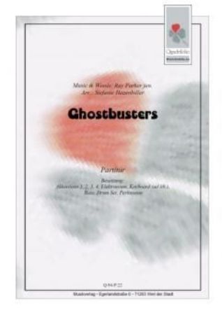 PARKER/HAZENBILLER:GHOSTBUSTERS PARTITUR