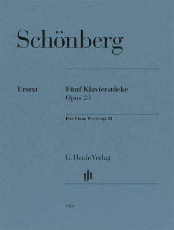 SCHONBERG:FIVE PIANO PIECES OP.23 FOR PIANO