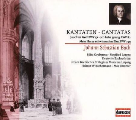 BACH J.S.:CANTATAS/GRUBEROVA/LORENZ