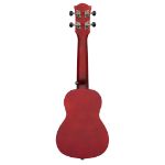 CASCHA Soprano Ukulele Linden Red incl.bag HH3961