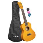 CASCHA Concert Ukulele Linden Yellow incl.bag CUC105