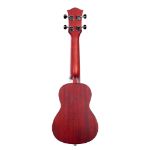 CASCHA Soprano Ukulele Mahogany Red incl.bag HH 2263