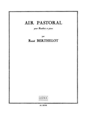 BERTHELOT:AIR PASTORAL  OBOE AND PIANO
