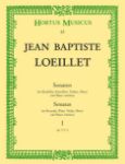 LOEILLET:SONATAS OP.1/1-3 VOL.1 RECORDER(FLUTE,VIOLIN,OBOE) AND NASSO CONTINUO