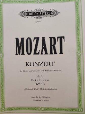 MOZART:KONZERT/CONCERTO FOR PIANO F-DUR KV413