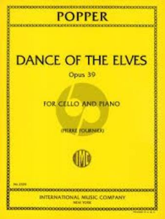 POPPER:DANCE OF THE ELVES OP.39 CELLO AND PIANO