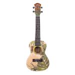 CASCHA Concert Ukulele Leafy incl.bag HH 2606