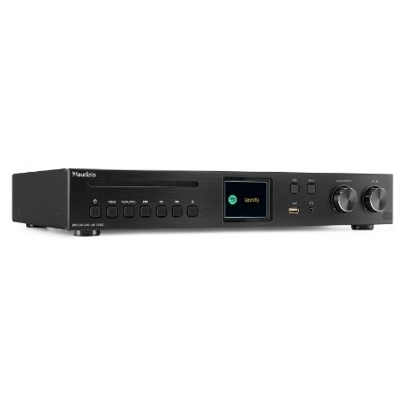 AUDIZIO BRESCIA WIFI,DAB+,CD,BT,FM,USB PREDVAJALNIK Z OJAČEVALCEM 2X60W BLACK