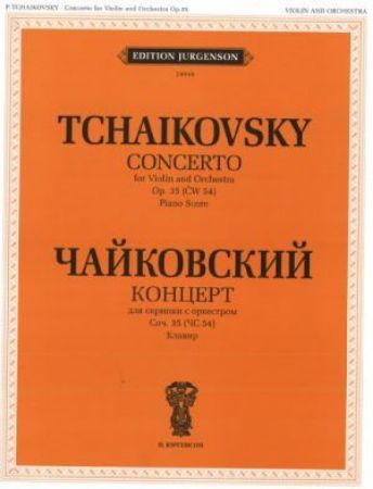 TCHAIKOVSKY:VIOLIN CONCERTO  Piano and violin part. by K. Mostras and D. Oistrak