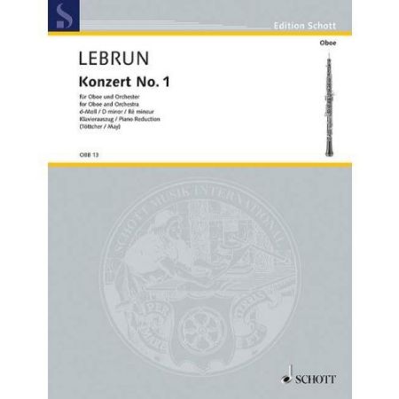 LEBRUN:KONZERT NO.1 FOR OBOE AND PIANO