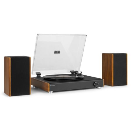 Audizio gramofon RP335 Vintage z lesenimi zvočniki