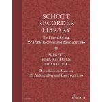 SCHOTT RECORDER LIBRARY THE FINEST SONATAS FOT TREBLE RECORDER AND BC.