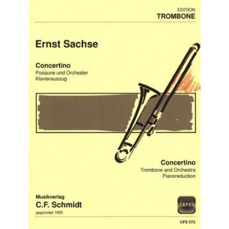 SACHSE:CONCERTINO TROMBONE AND PIANO (BAS KLJUČ)