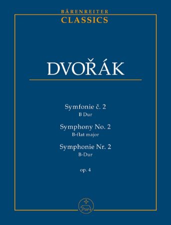 DVORAK:SYMPHONY NO.2 B-DUR OP.4 STUDY SCORE