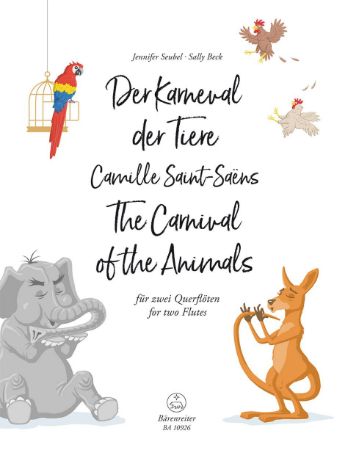 SAINT-SAENS:THE CARNIVAL OF THE ANIMALS FOR TWO FLUTES