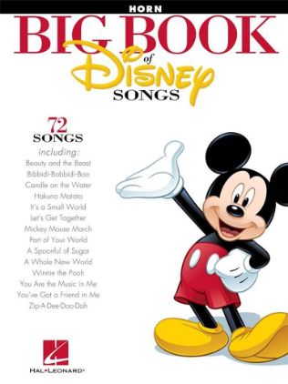 BIG BOOK OF DISNEY SONGS HORN