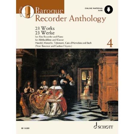 BAROQUE RECORDER ANTHOLOGY 4 + AUDIO ACCESS