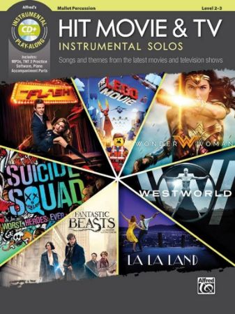 HIT MOVIE & TV PLAY ALONG MALLET PERCUSSION  + CD+MP3 + AUDIO ACCESS